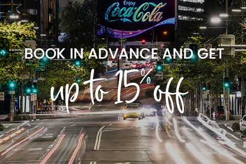 Up to 15% Off Book Early & Save